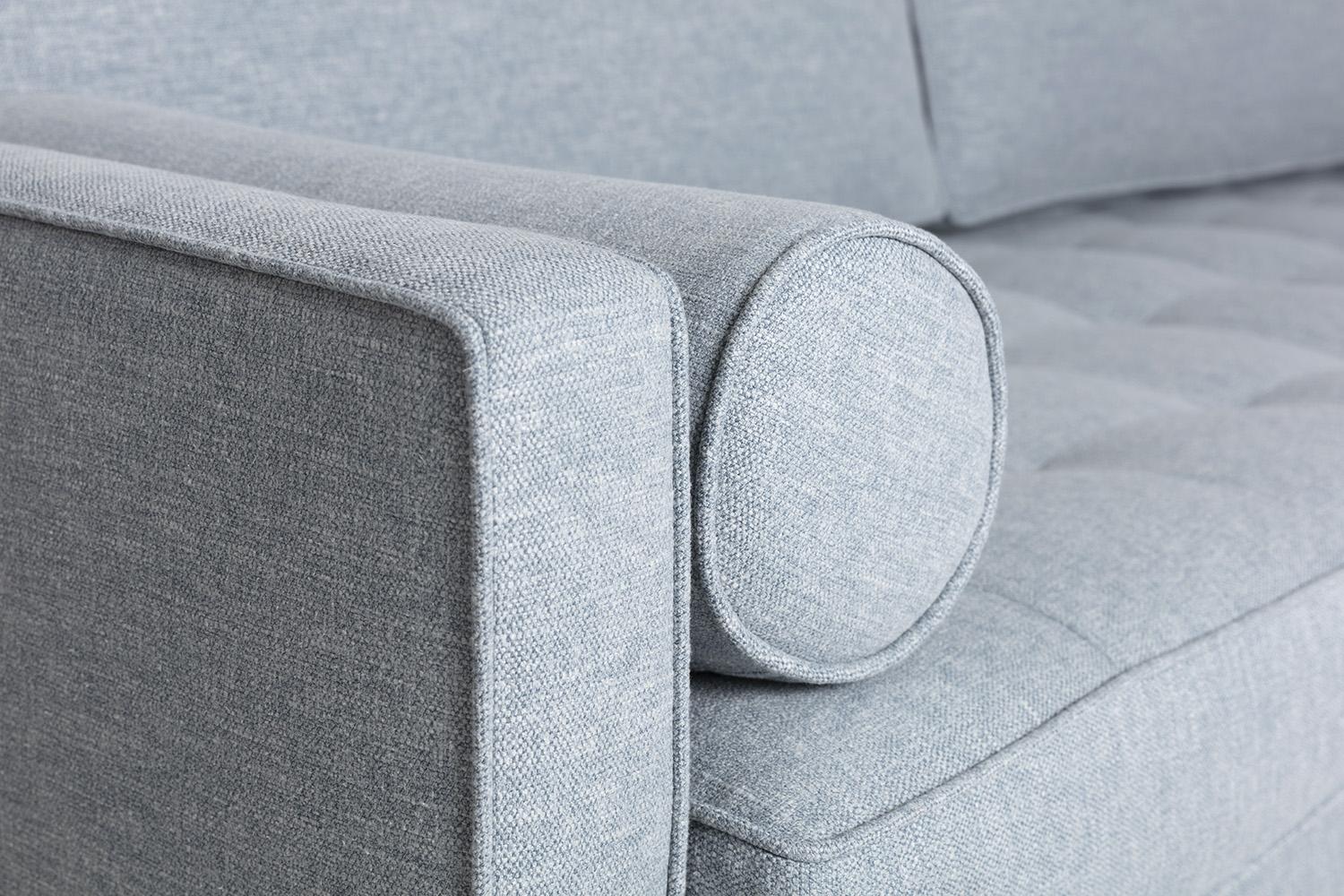 Model 02 2-Seater Sofa with Ottoman, Seaglass - Image 3