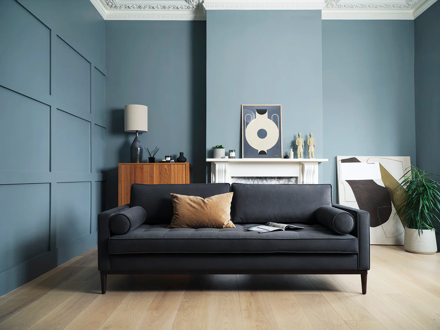 Model 02 Sofa Bed 3 Seater, Charcoal - Image 3