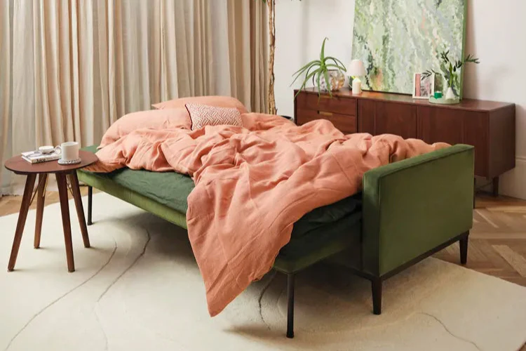Model 02 Sofa Bed 3 Seater, Vine - Image 4