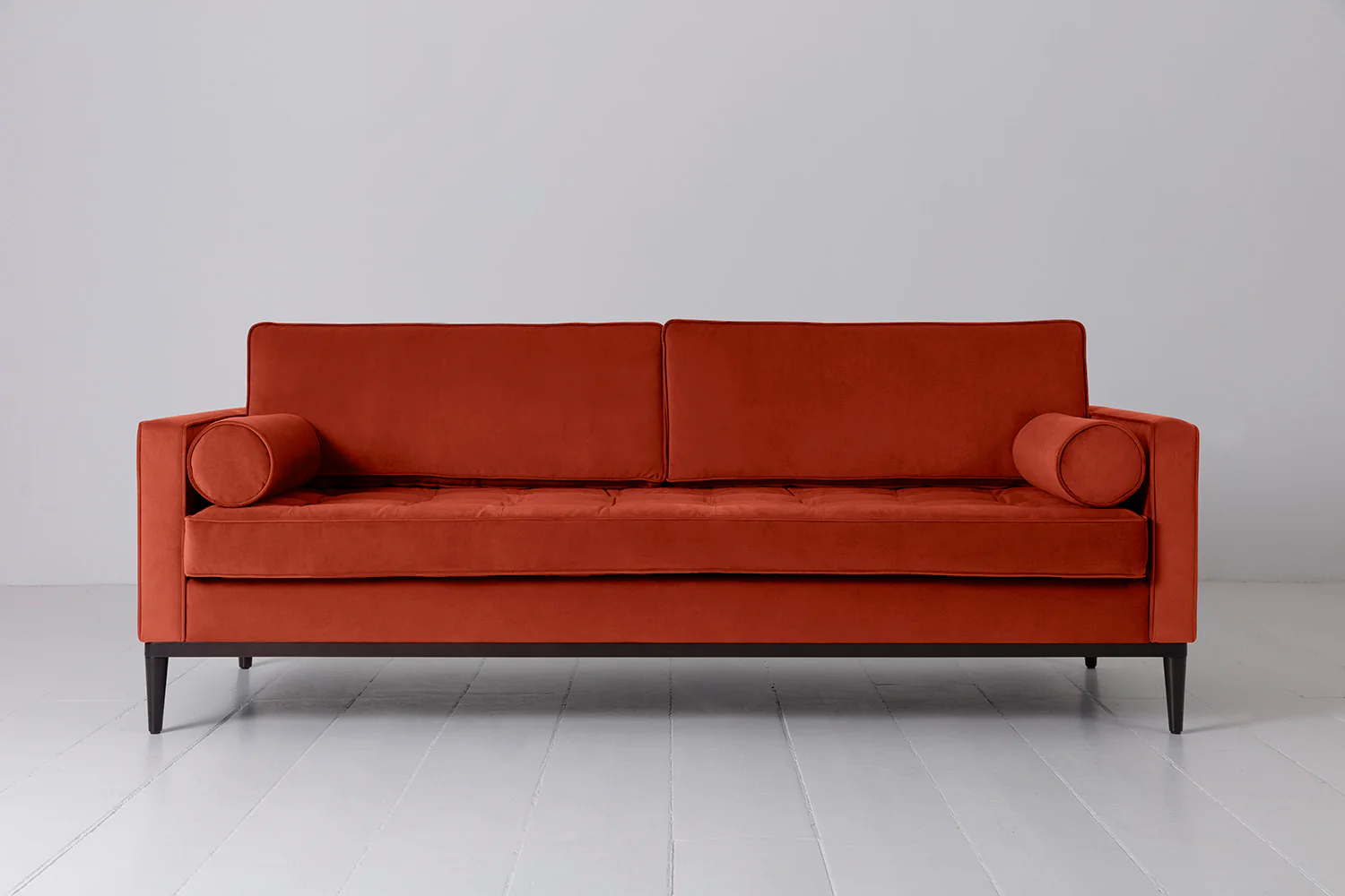 Model 02 3-Seater Sofa, Paprika