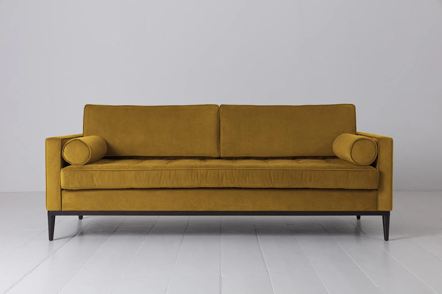 Model 02 3-Seater Sofa, Mustard