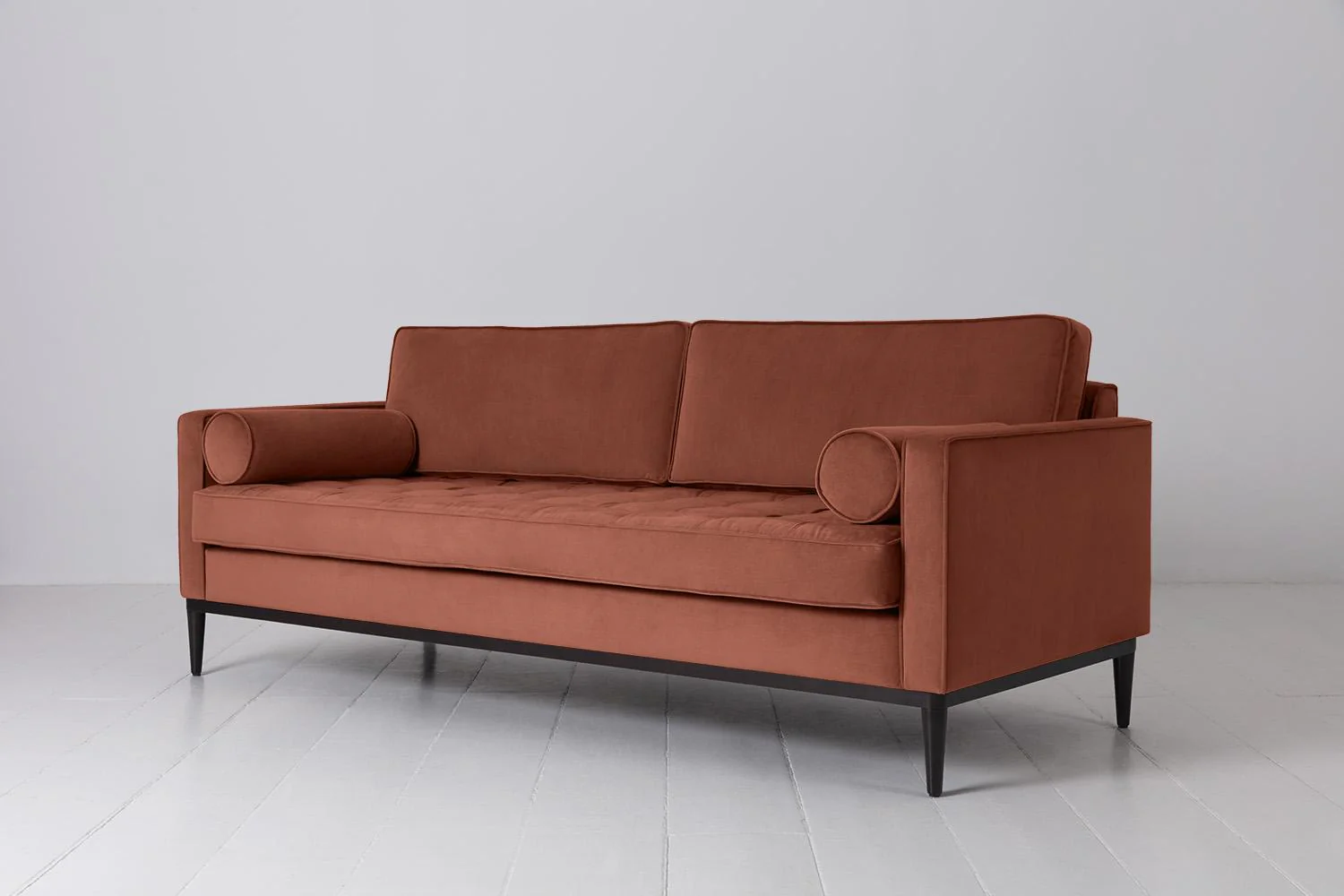 Model 02 3-Seater Sofa, Brick - Image 4