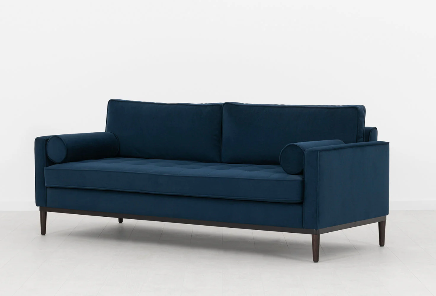 Model 02 3-Seater Sofa, Teal - Image 4