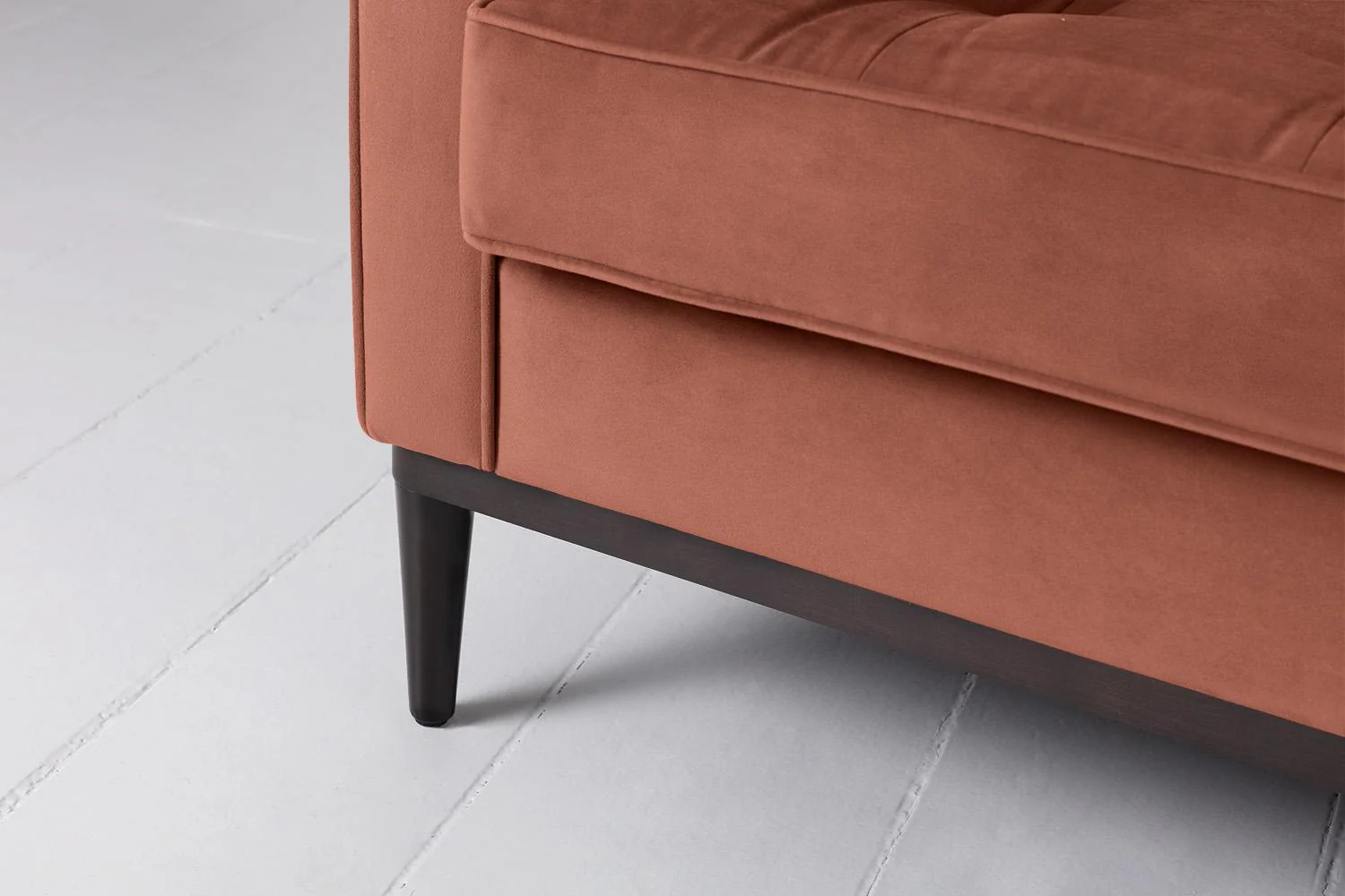 Model 02 3-Seater Sofa with Ottoman, Brick - Image 5