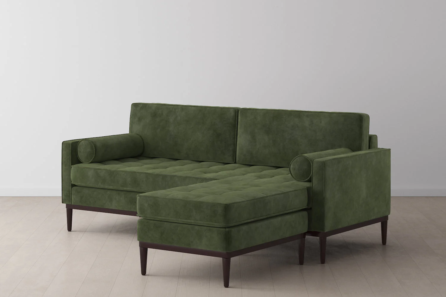 Model 02 3-Seater Sofa with Ottoman, Conifer - Image 3