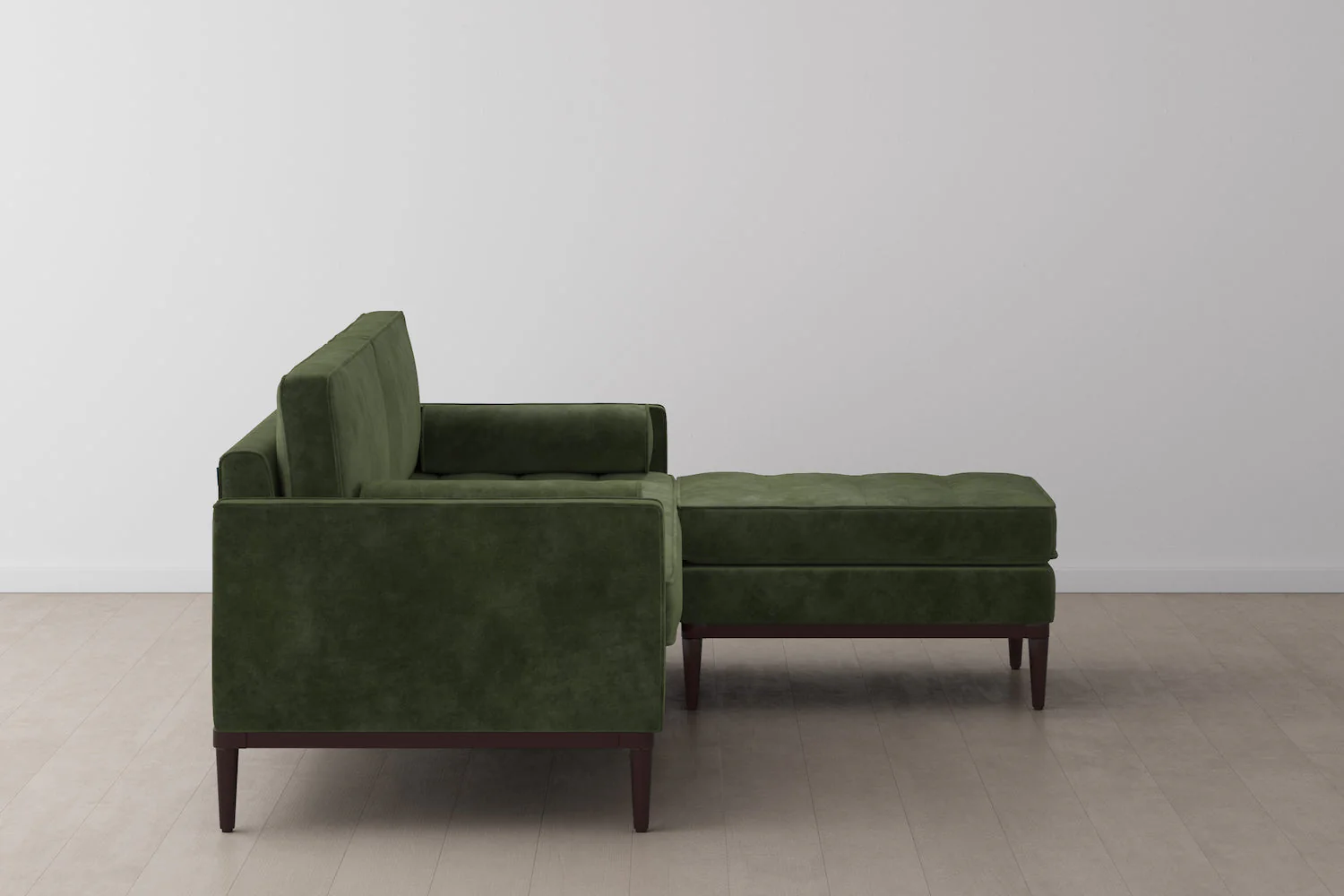 Model 02 3-Seater Sofa with Ottoman, Conifer - Image 4
