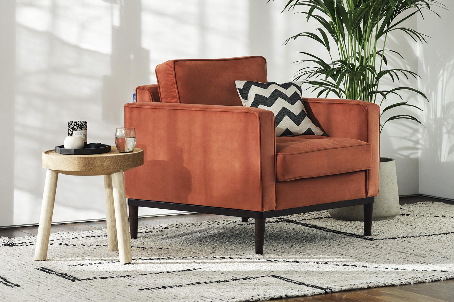 Model 02 Armchair, Brick - Image 4