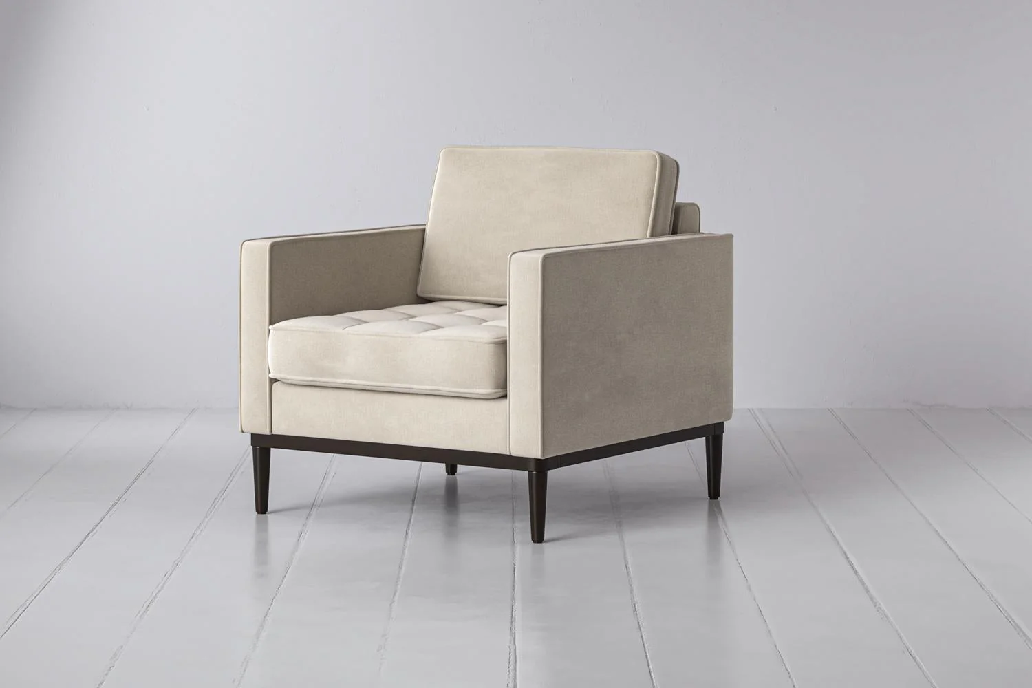 Model 02 Armchair, Chalk - Image 3