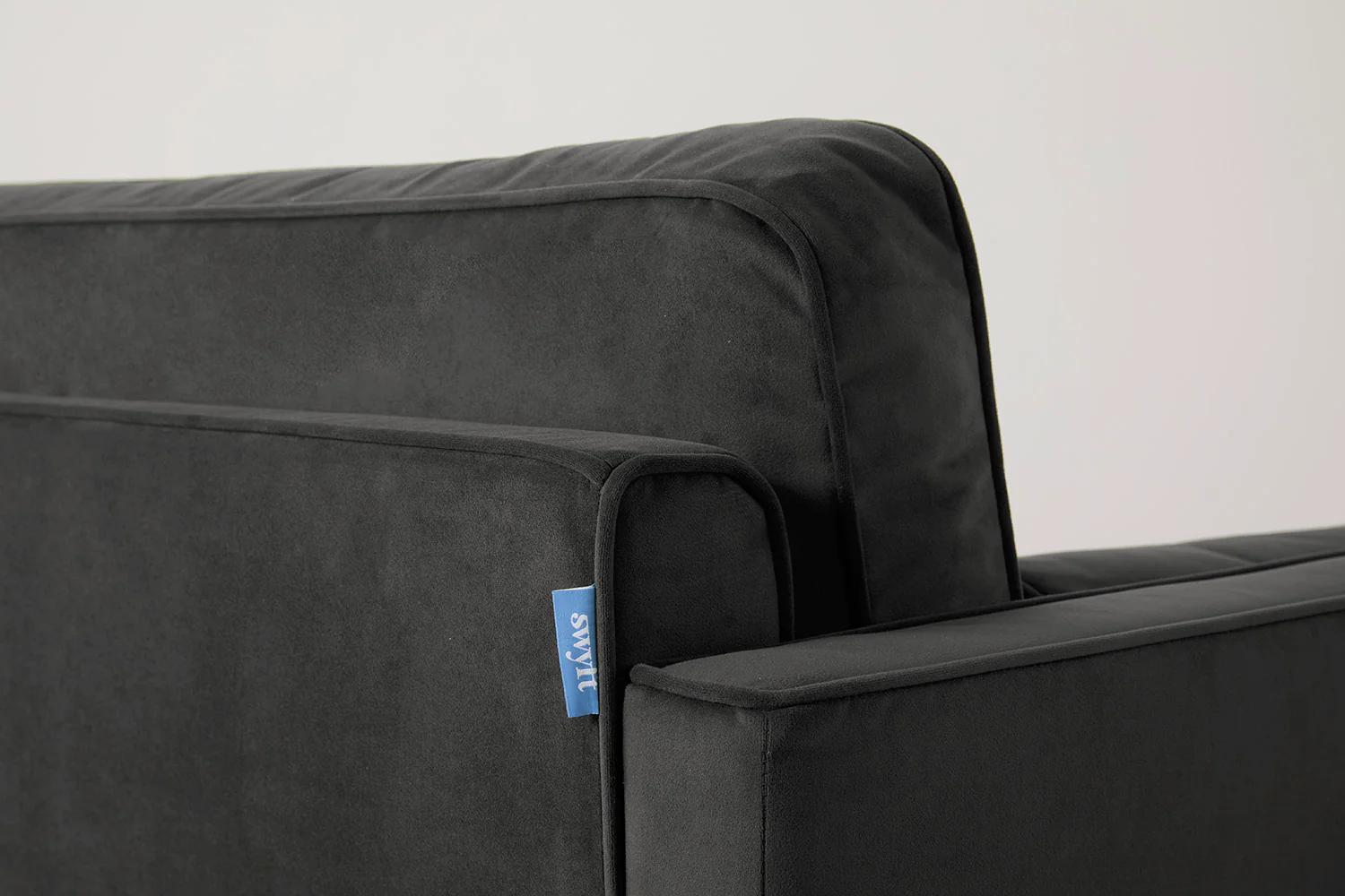 Model 02 Loveseat, Charcoal - Image 5