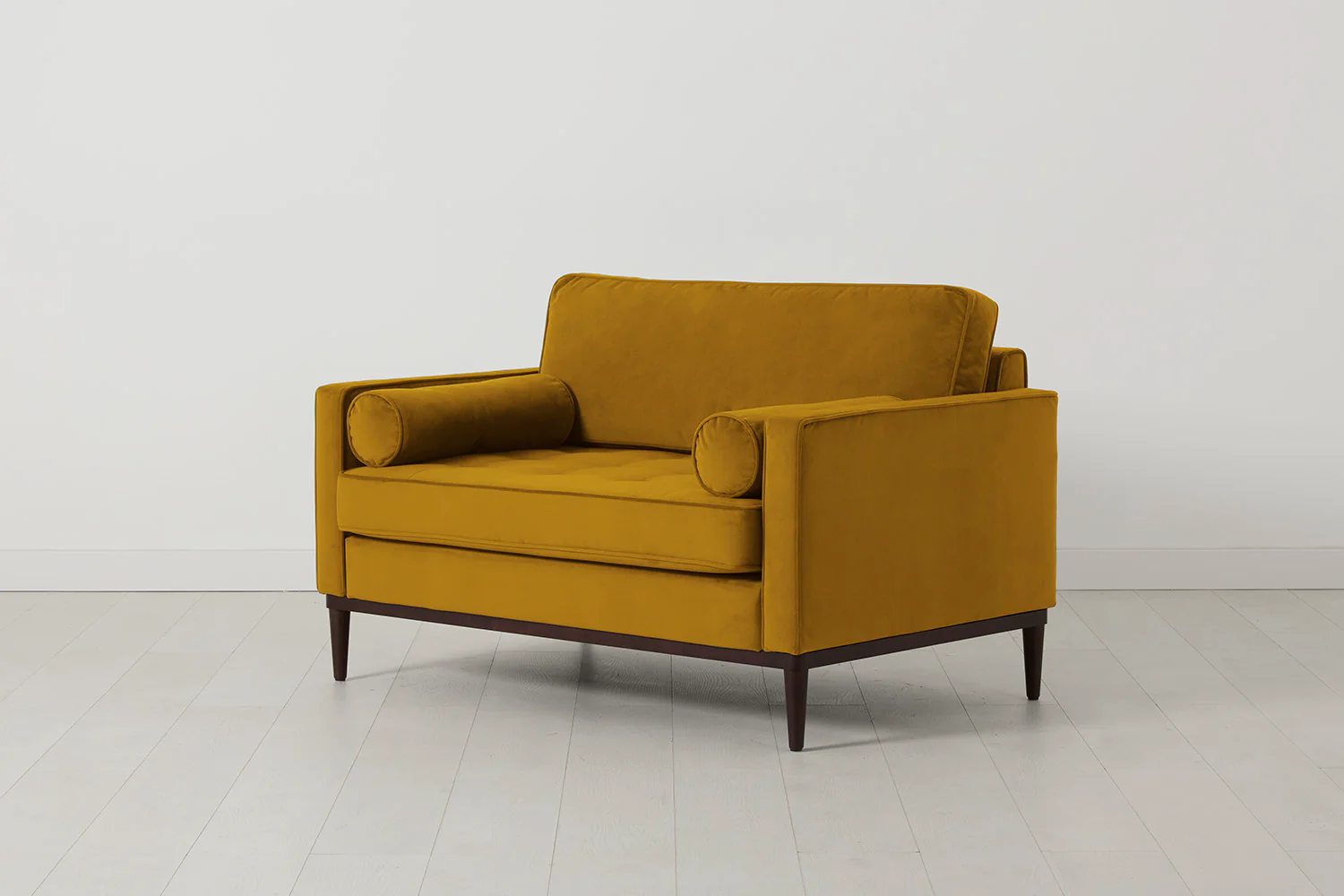 Model 02 Loveseat, Mustard - Image 3