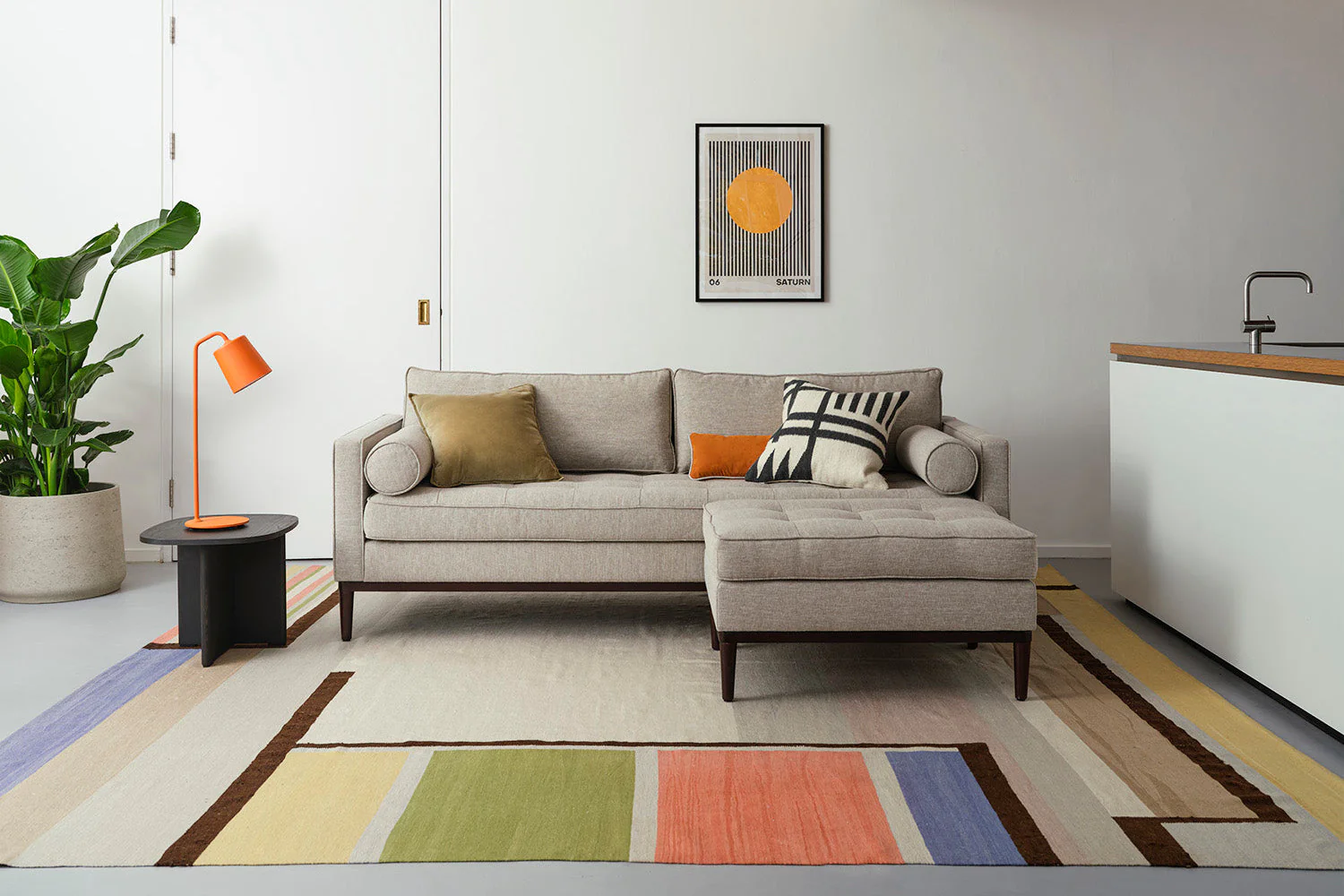 Model 02 Ottoman, Pumice - Image 2