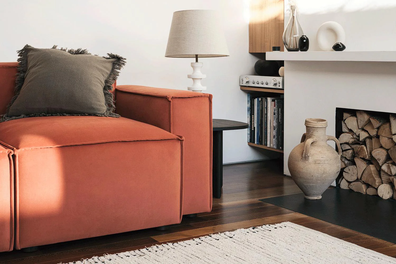 Model 03 2-Seater Sofa, Brick - Image 5