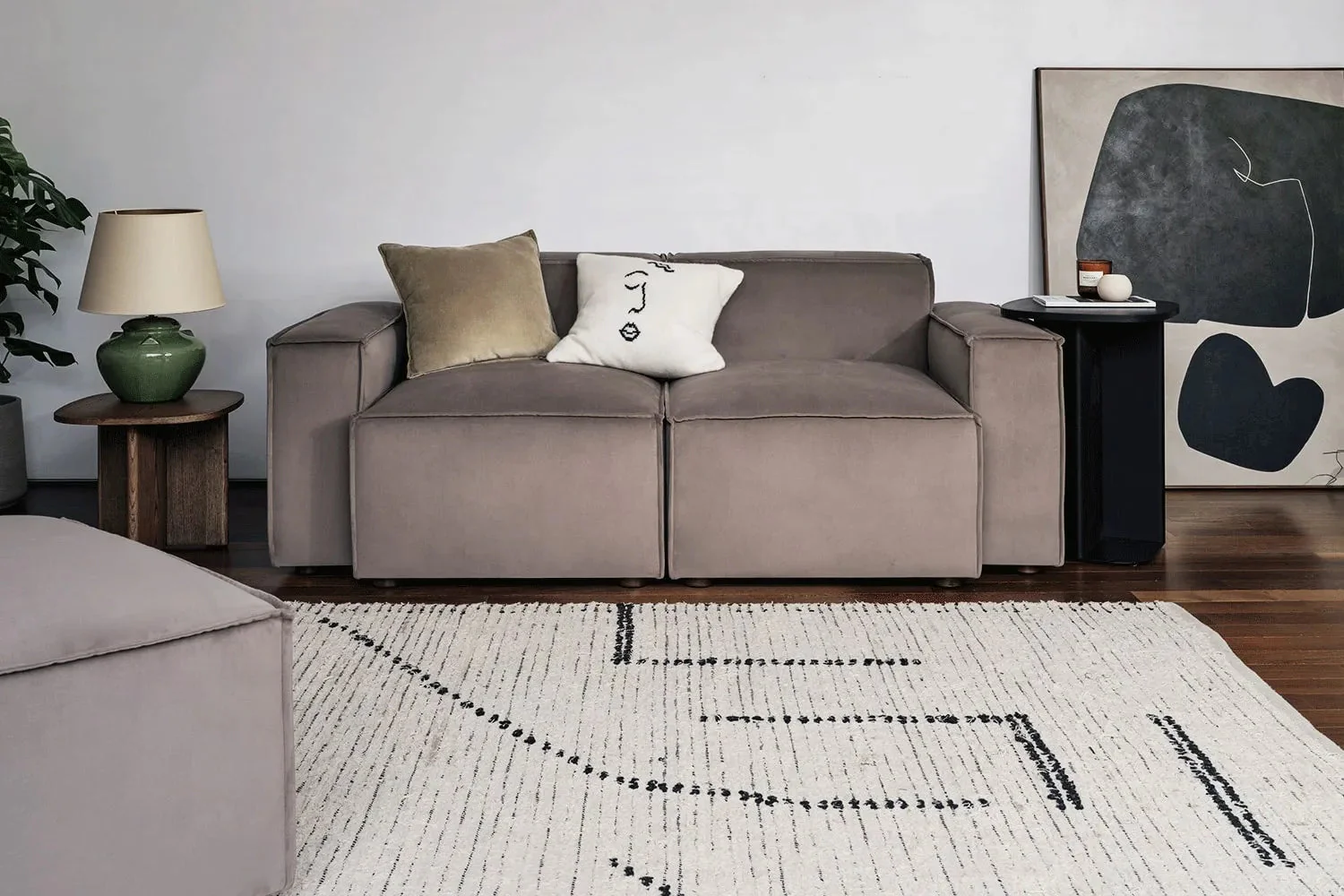 Model 03 2-Seater Sofa, Elephant - Image 2