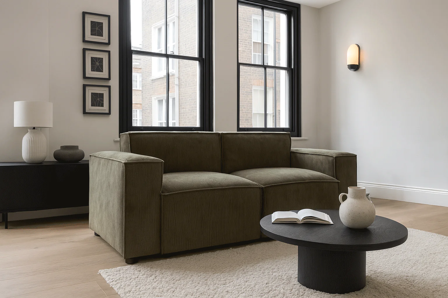 Model 03 2-Seater Sofa, Fennel - Image 2