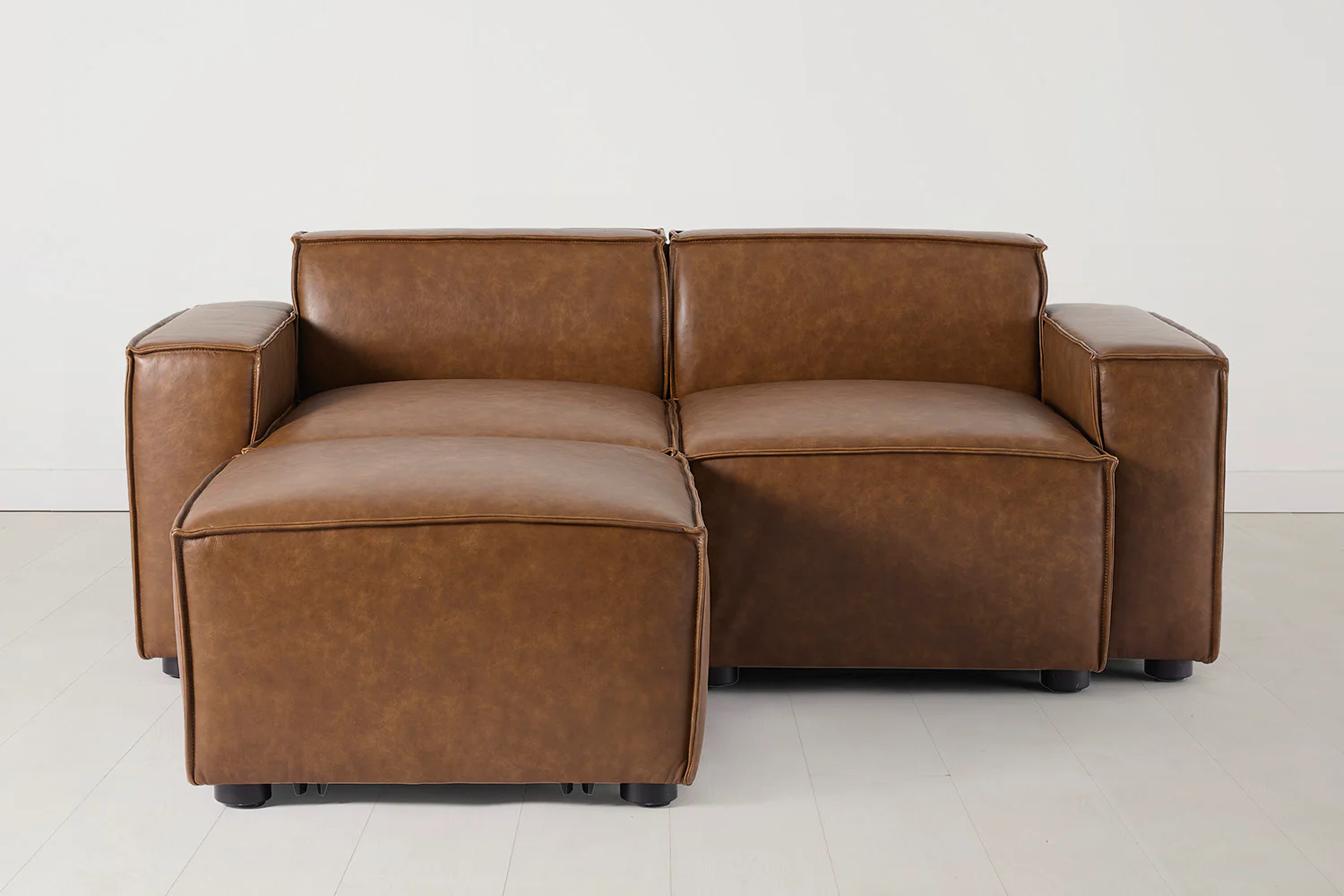 Model 03 2-Seater Left Chaise Sofa, Maple