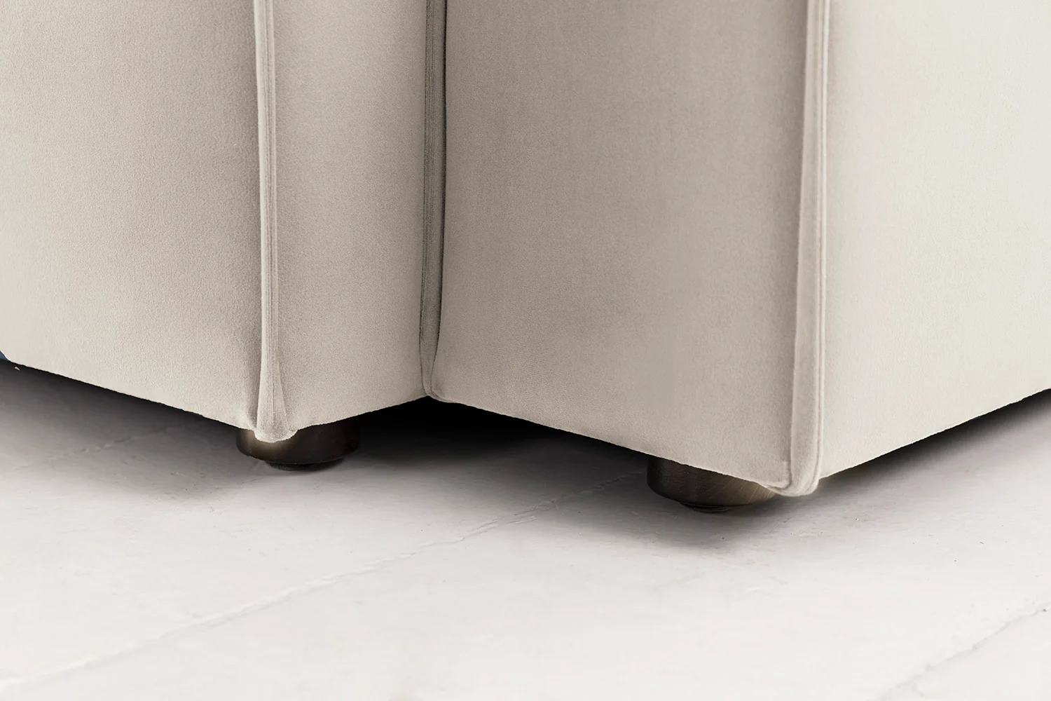 Model 03 2-Seater Left Chaise Sofa, Bone - Image 5