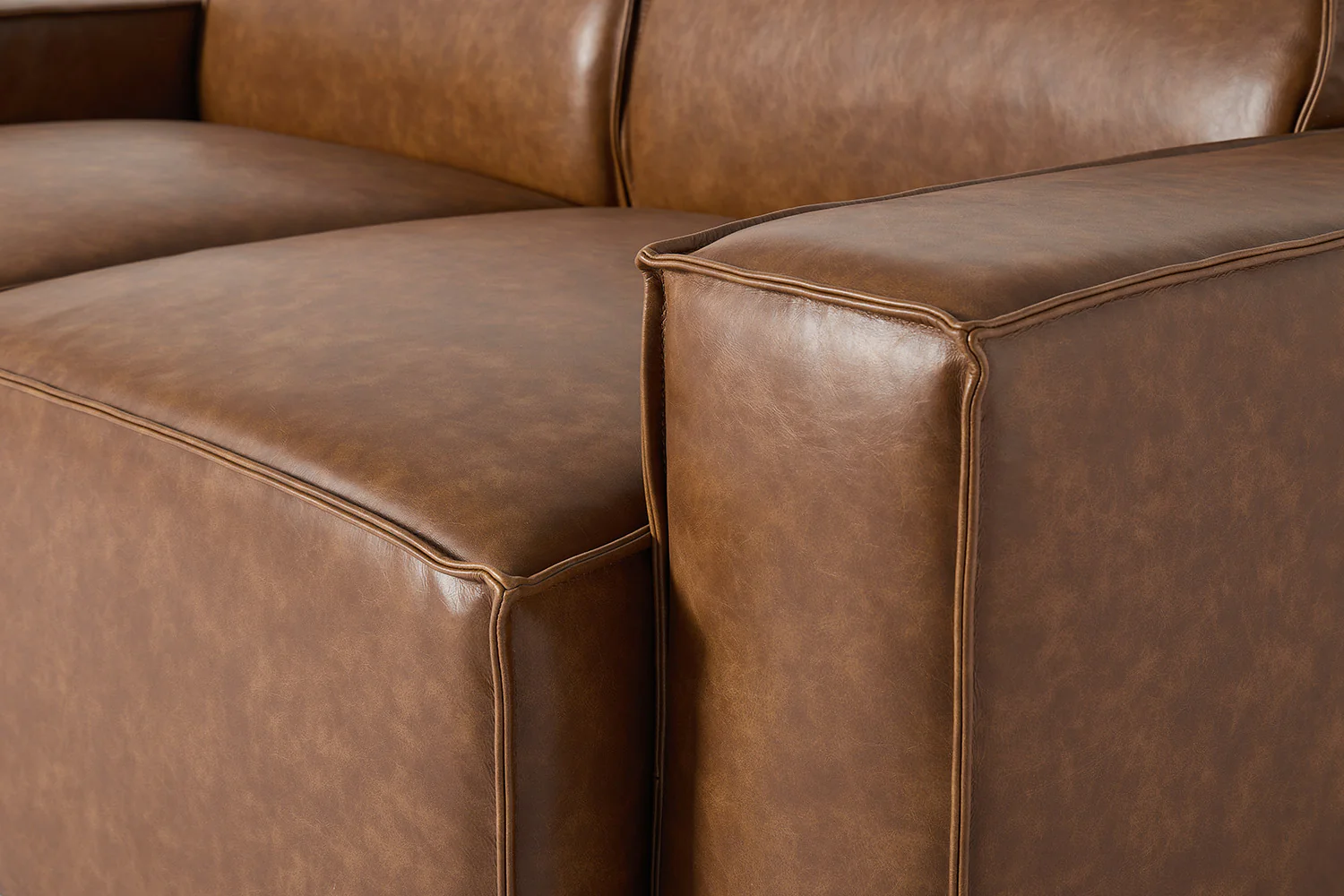 Model 03 2-Seater Left Chaise Sofa, Maple - Image 6