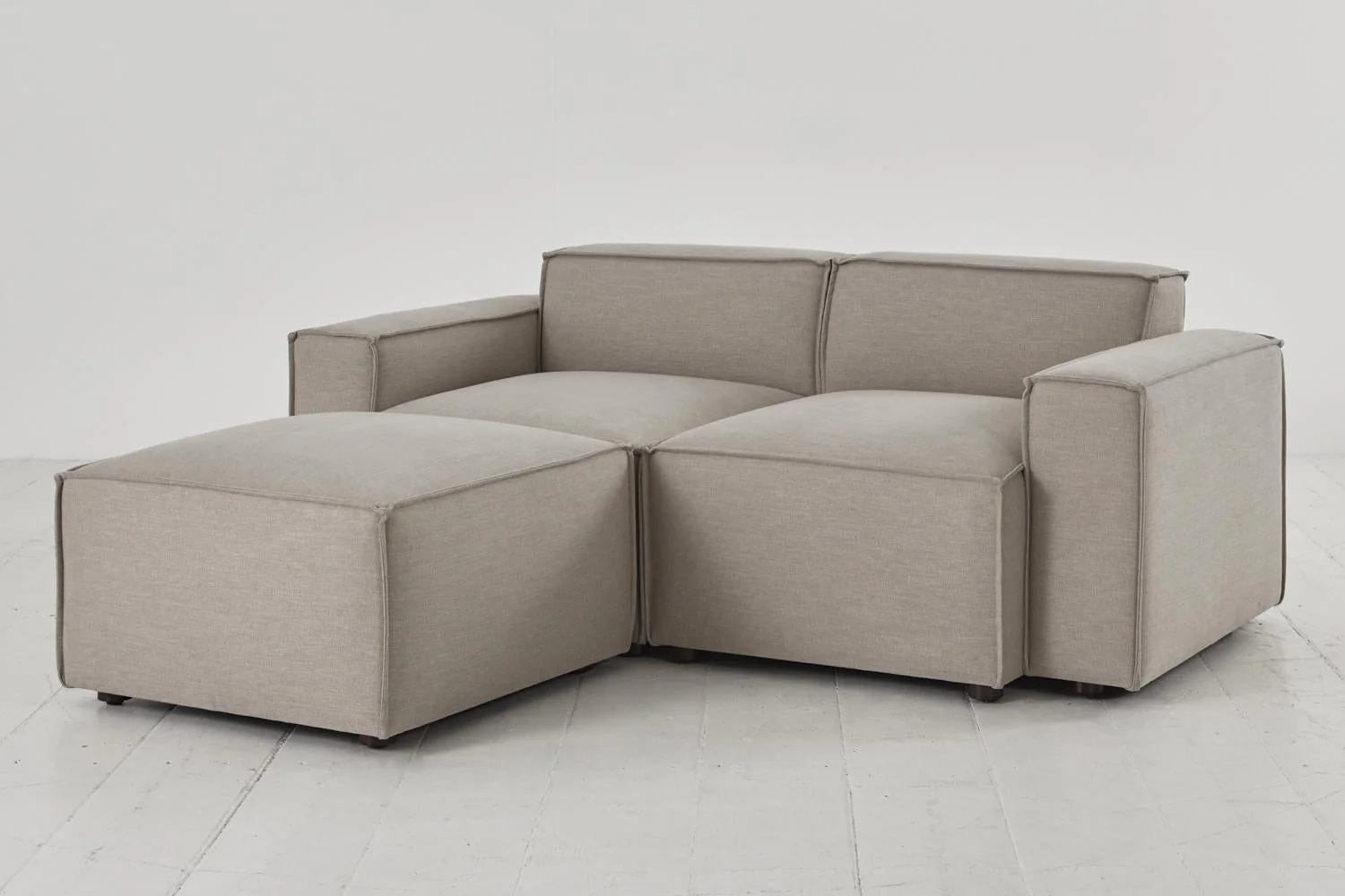 Model 03 2-Seater Left Chaise Sofa, Pumice - Image 4