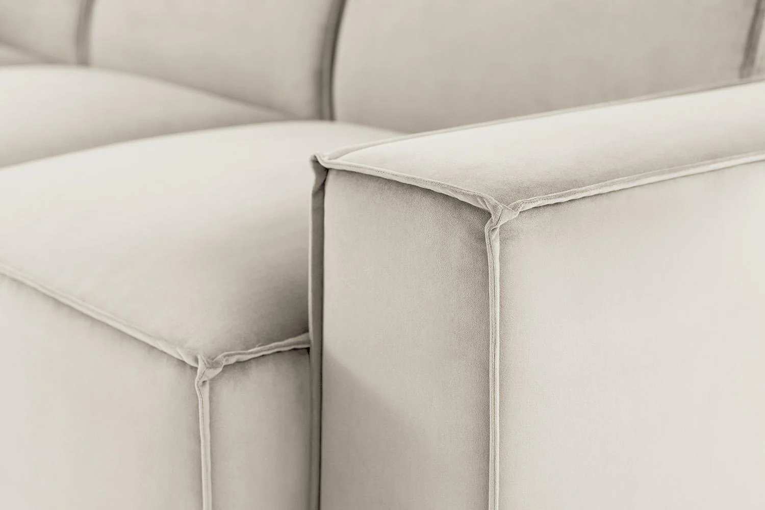 Model 03 2-Seater Right Chaise Sofa, Bone - Image 6