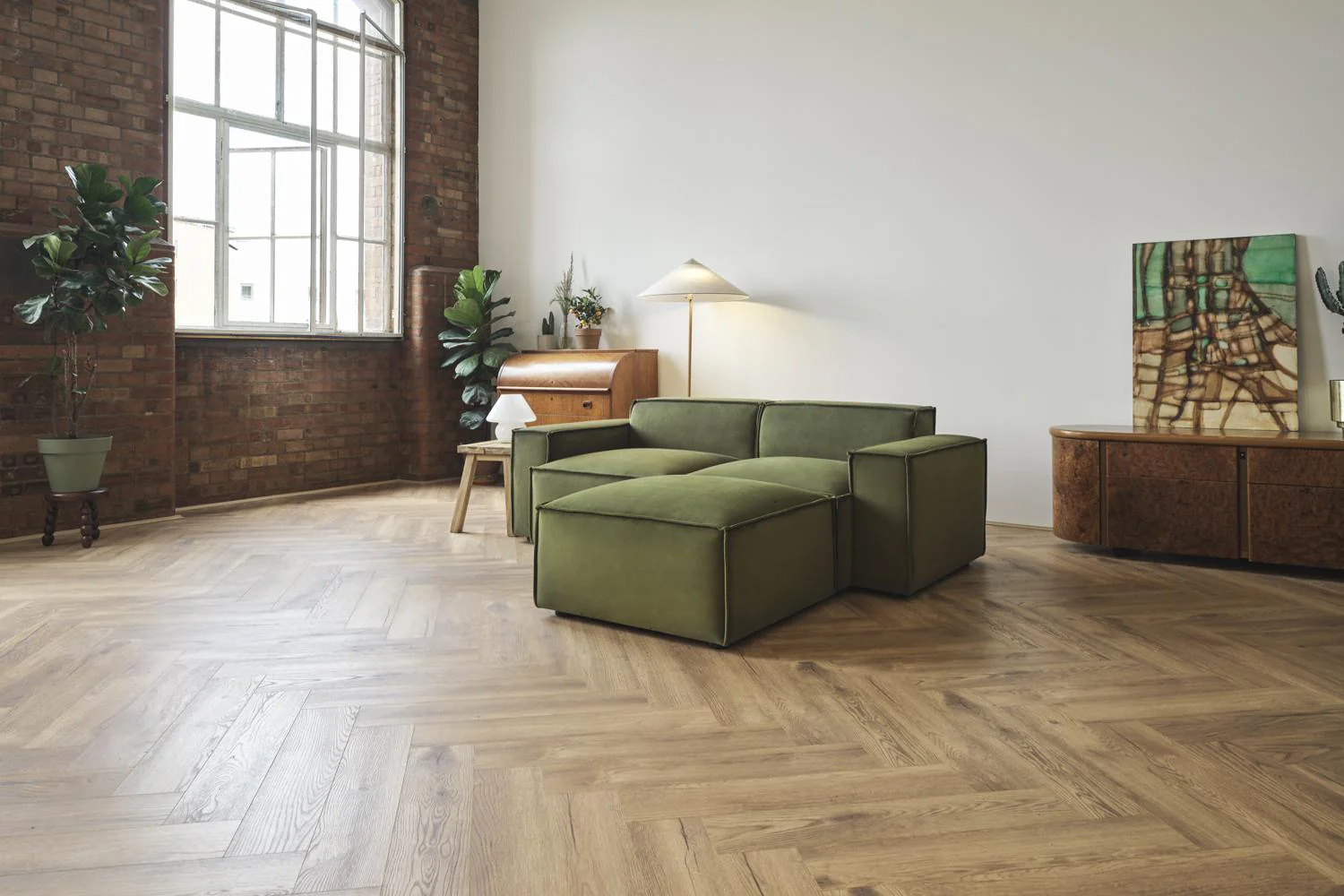 Model 03 2-Seater Right Chaise Sofa, Vine - Image 2