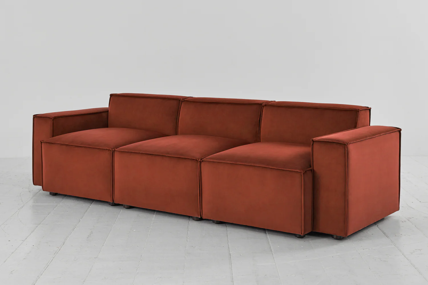 Model 03 3-Seater Sofa, Brick - Image 3