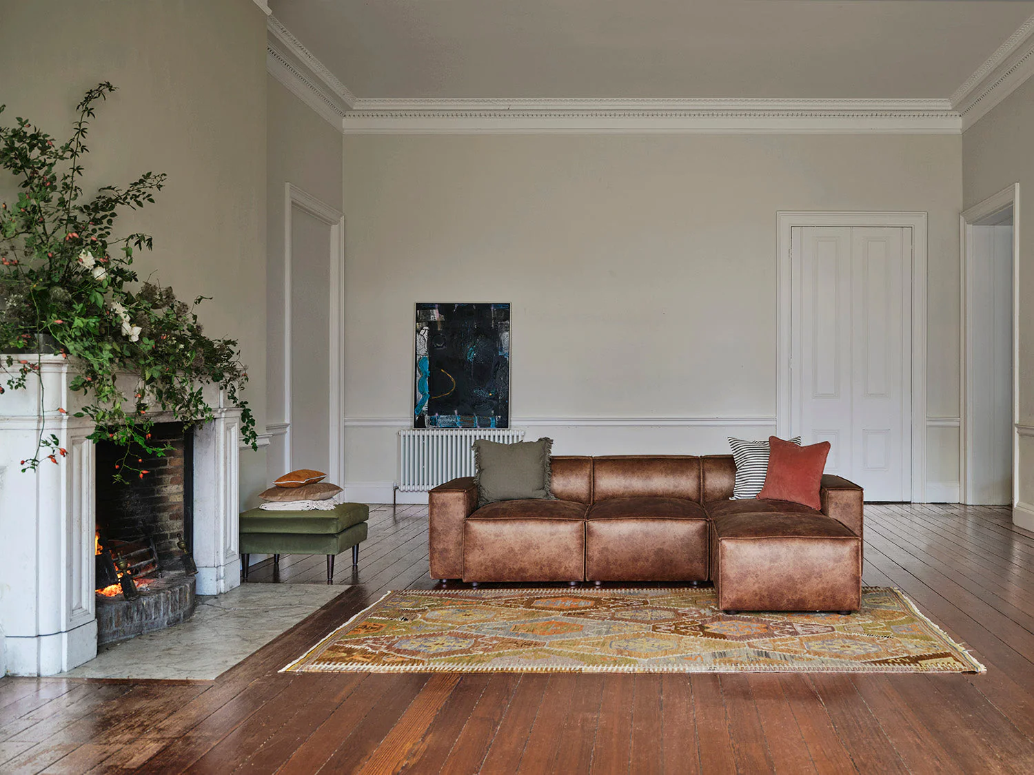 Model 03 3-Seater Sofa, Chestnut - Image 2