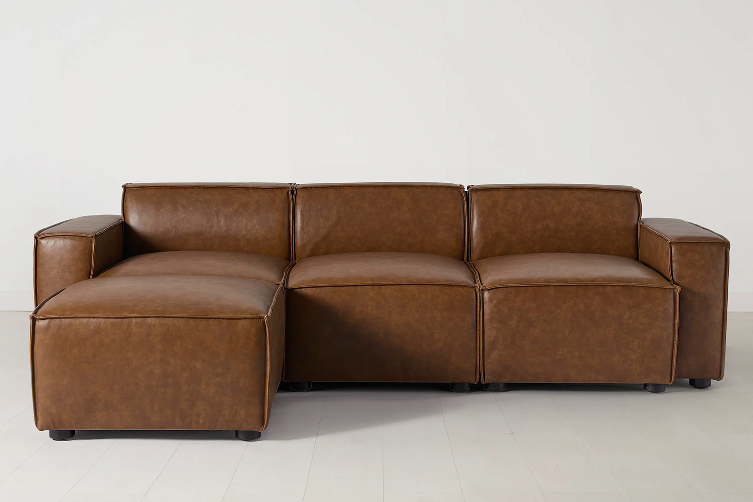 Model 03 3-Seater Left Chaise Sofa, Maple