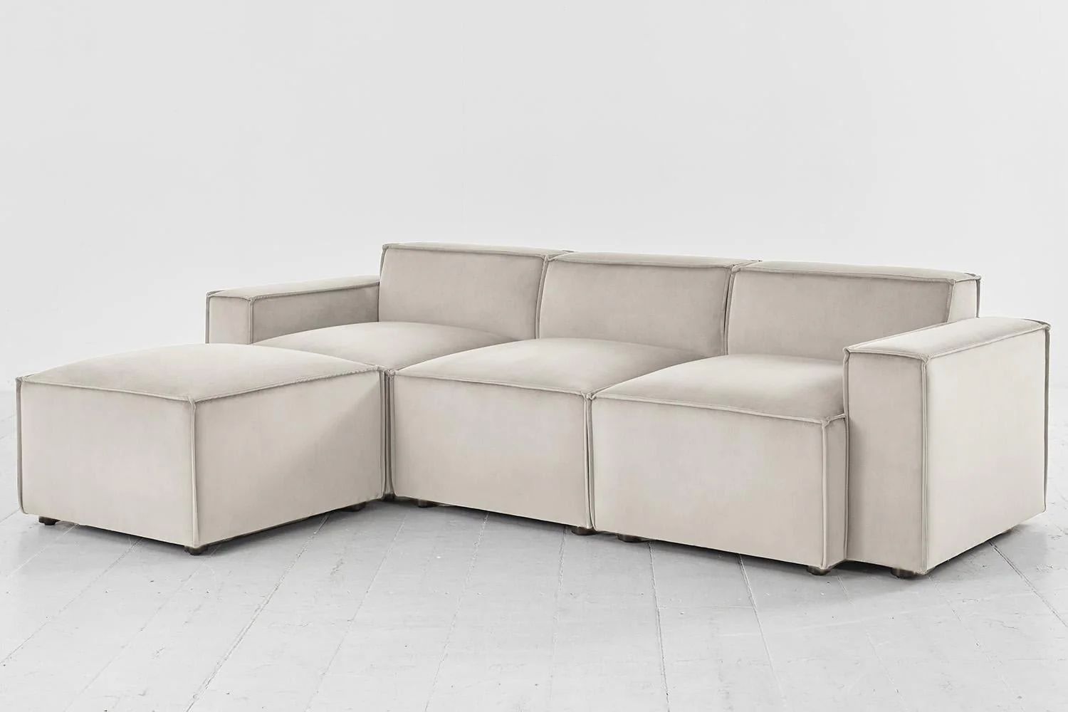 Model 03 3-Seater Left Chaise Sofa, Bone - Image 2