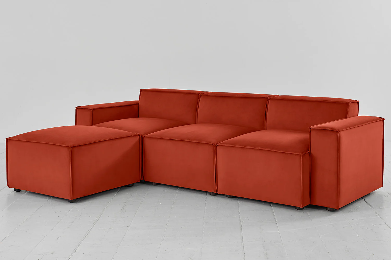 Model 03 3-Seater Left Chaise Sofa, Paprika - Image 3