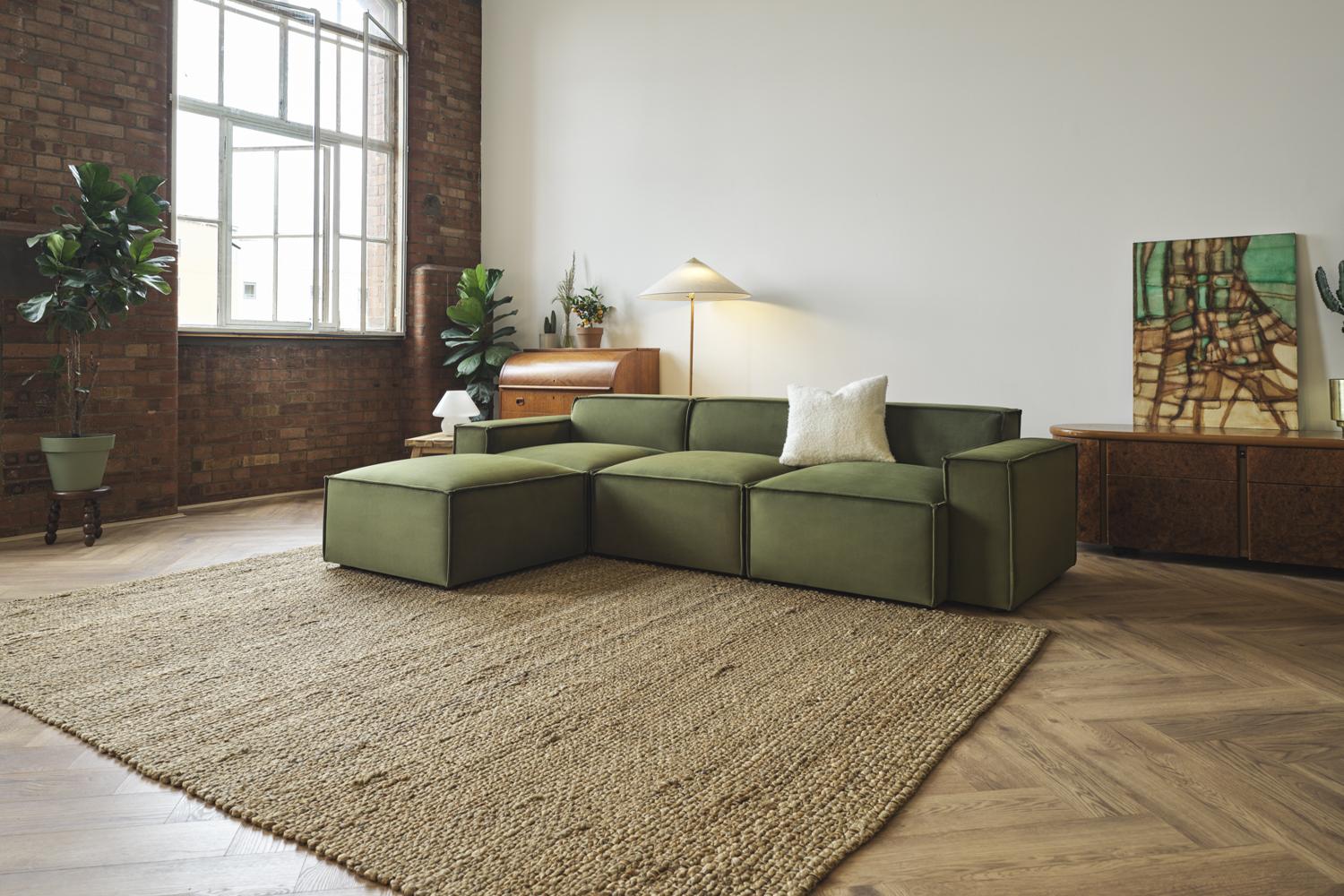 Model 03 3-Seater Left Chaise Sofa, Vine - Image 2