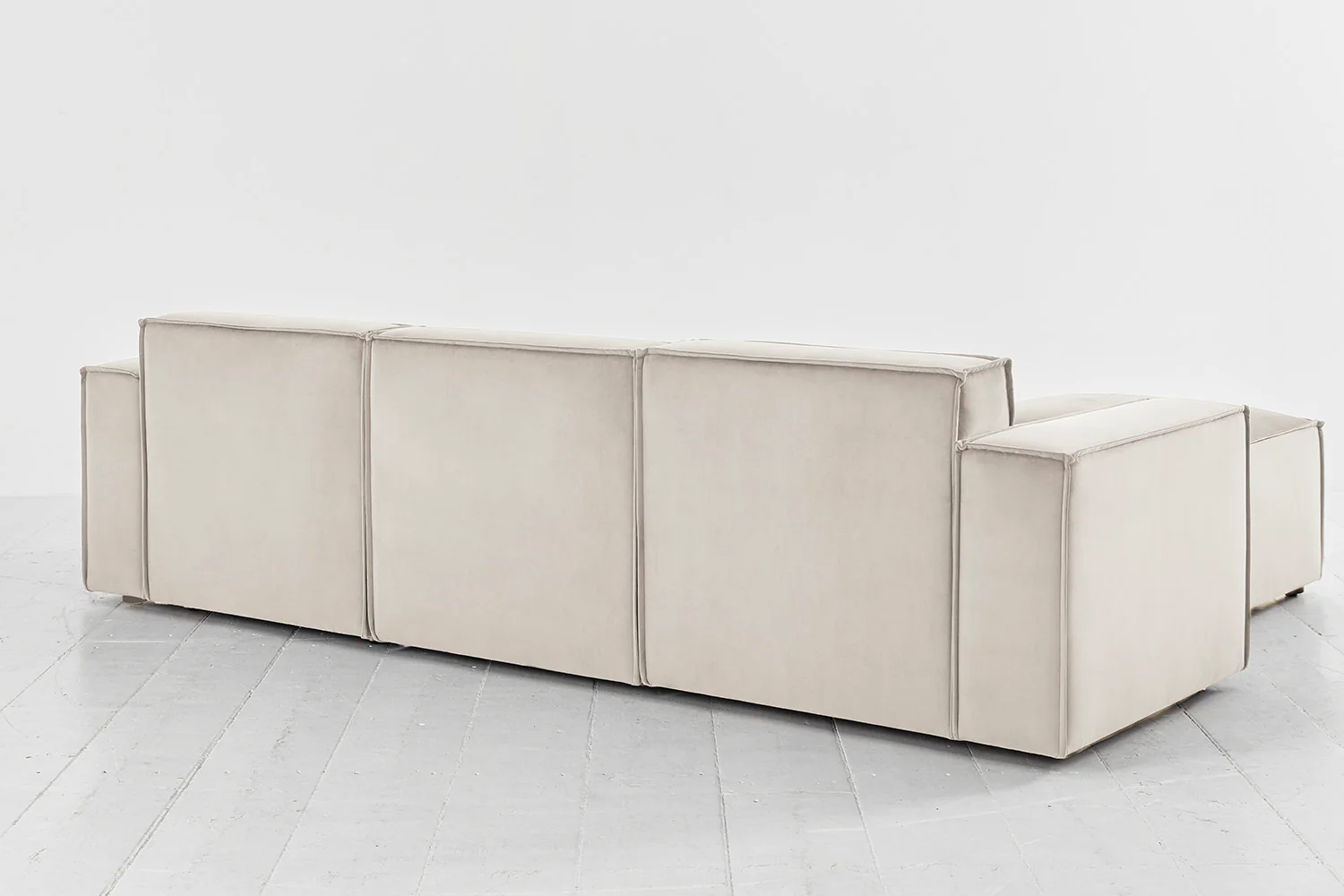 Model 03 3-Seater Right Chaise Sofa, Bone - Image 4