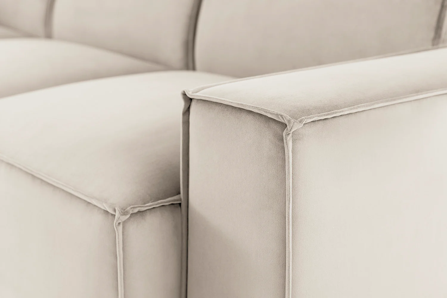 Model 03 3-Seater Right Chaise Sofa, Bone - Image 8
