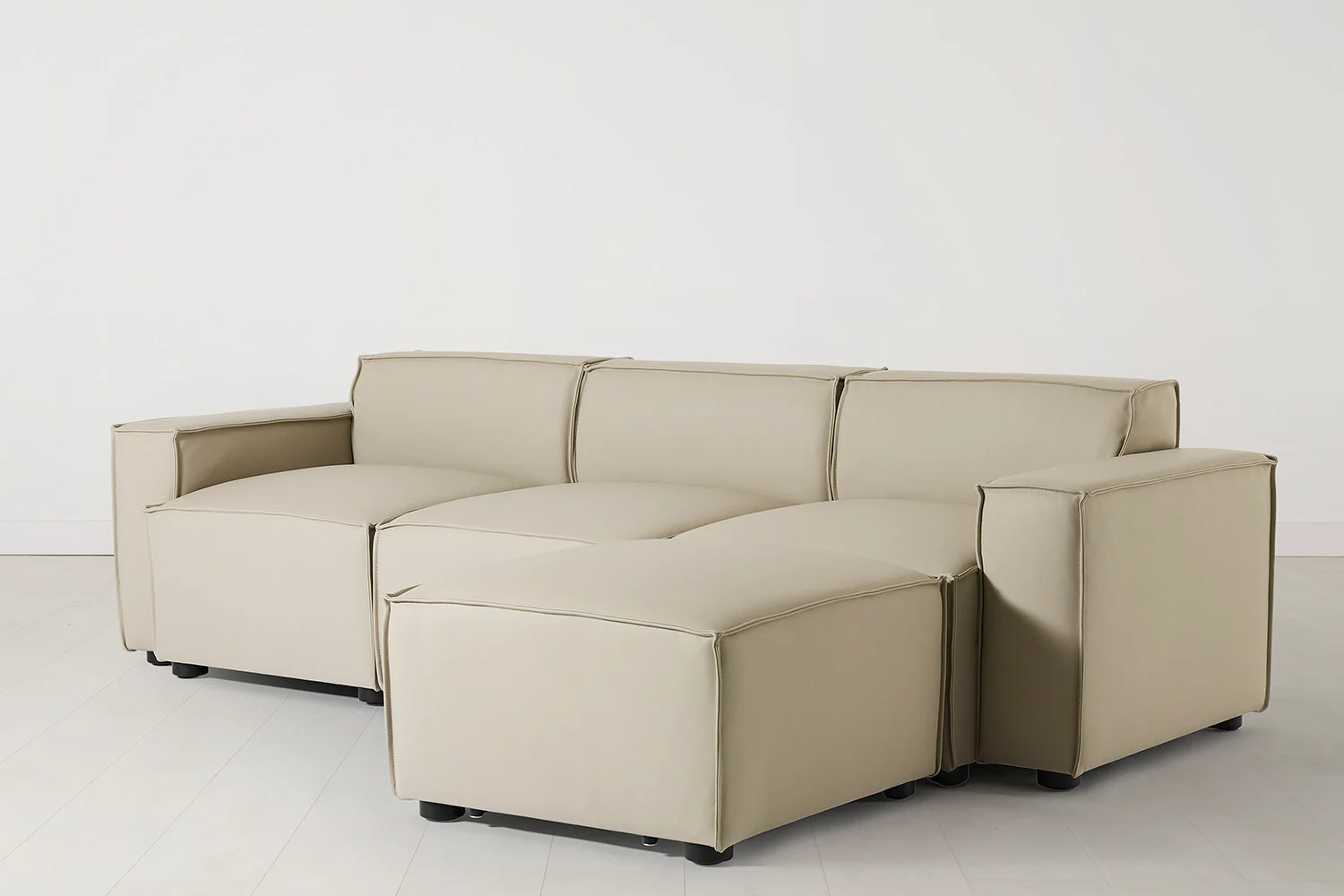 Model 03 3-Seater Right Chaise Sofa, Oyster - Image 3