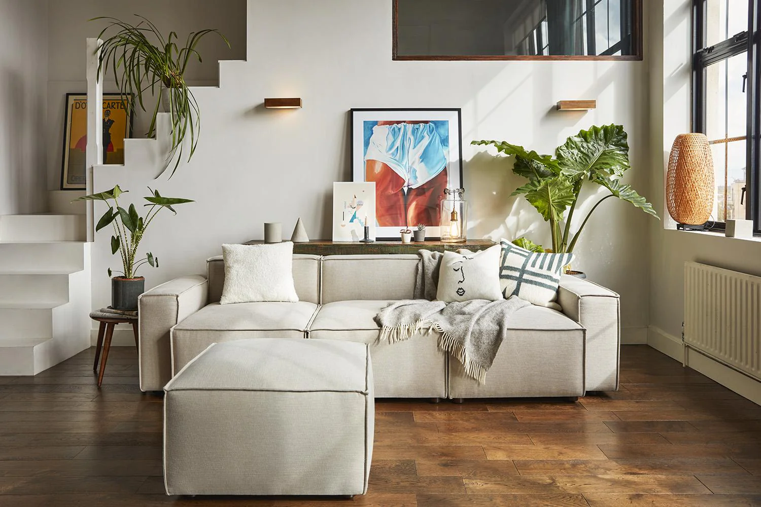 Model 03 3-Seater Right Chaise Sofa, Pumice - Image 2