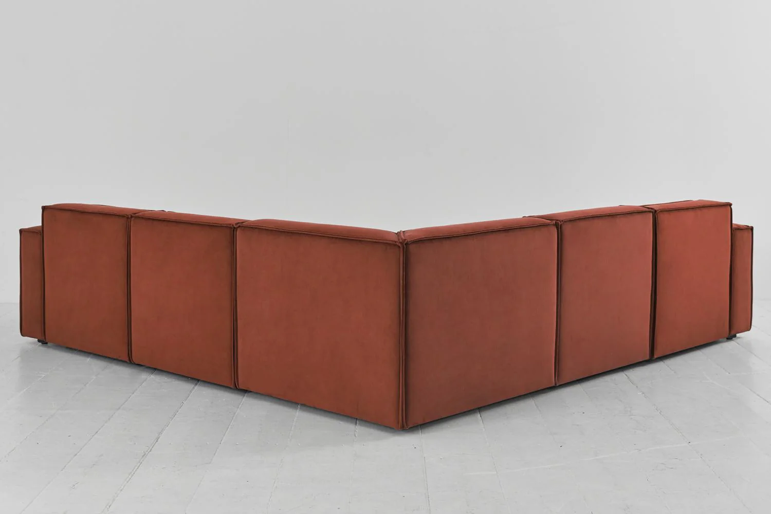 Model 03 Corner Sofa with Ottoman, Brick - Image 7