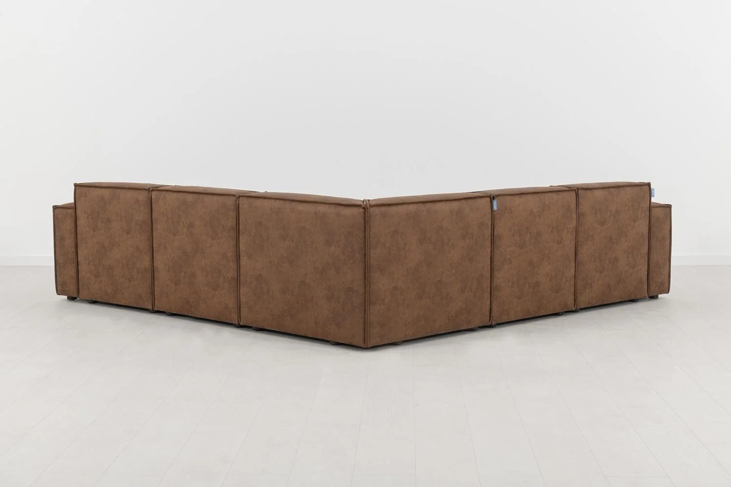Model 03 Corner Sofa with Ottoman, Chestnut - Image 6