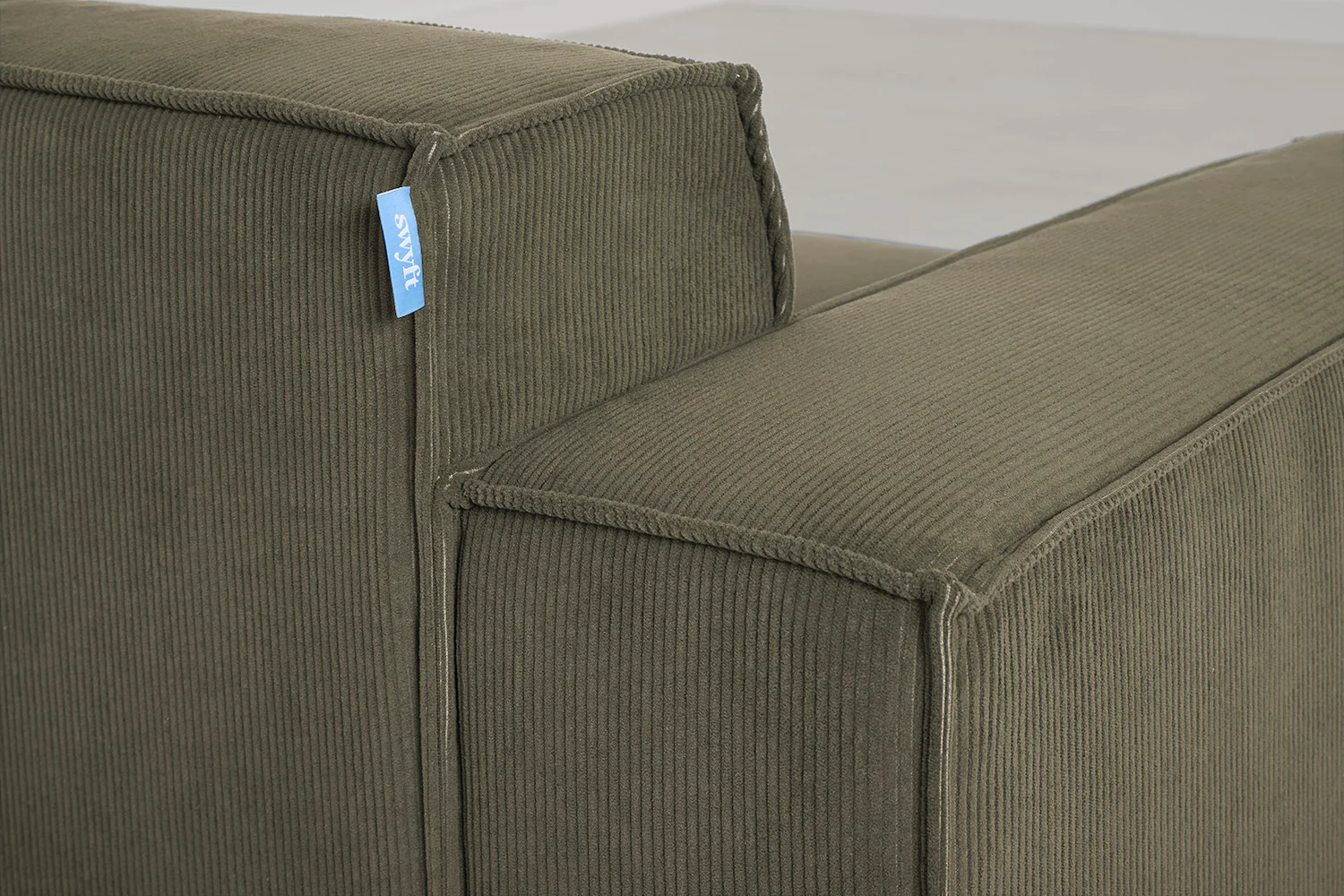 Model 03 Corner Sofa with Ottoman, Fennel - Image 10
