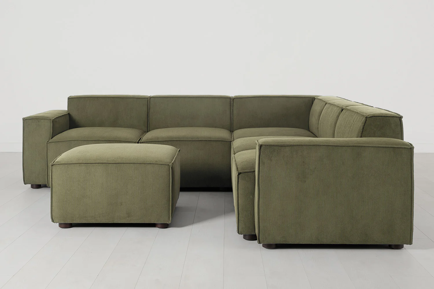 Model 03 Corner Sofa with Ottoman, Fennel - Image 3