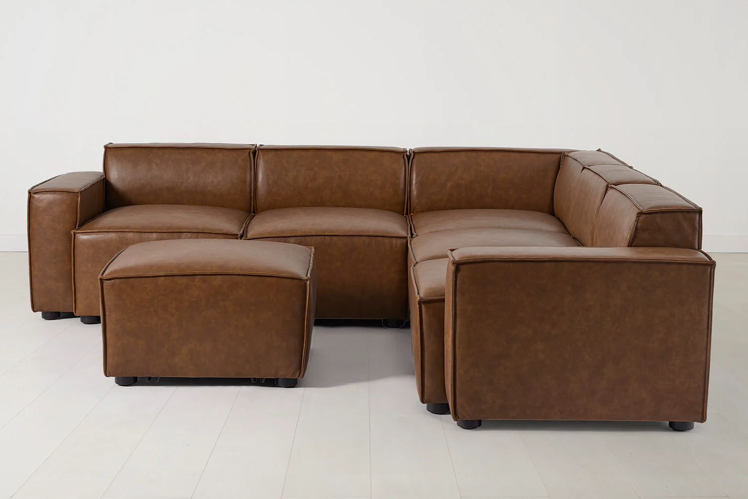 Model 03 Corner Sofa with Ottoman, Maple - Image 8
