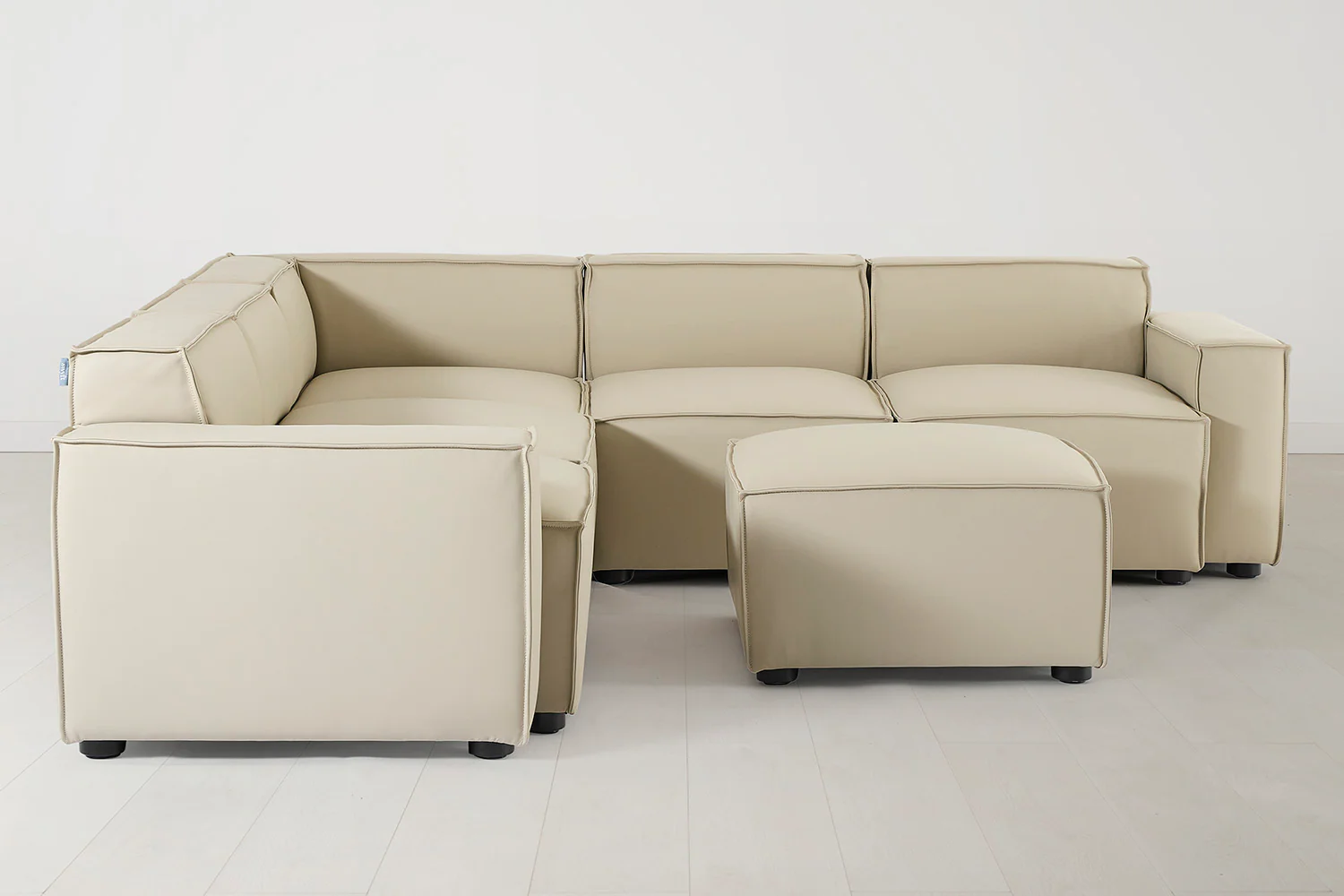 Model 03 Corner Sofa with Ottoman, Oyster - Image 4