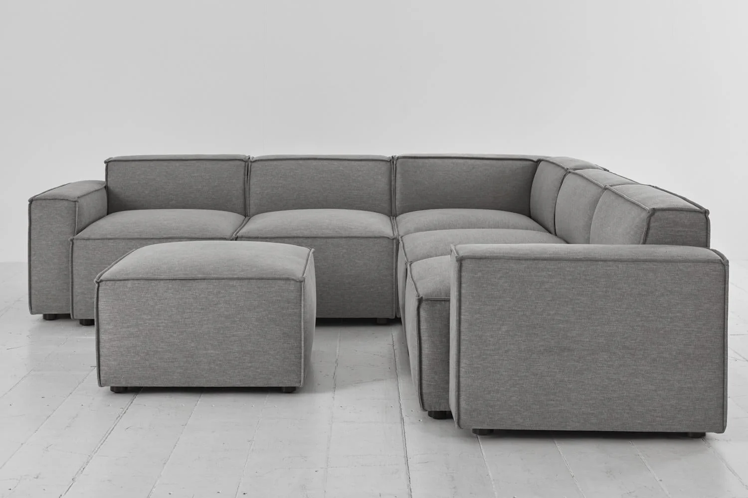 Model 03 Corner Sofa with Ottoman, Shadow - Image 5