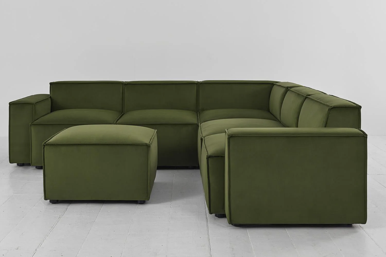 Model 03 Corner Sofa with Ottoman, Vine - Image 6