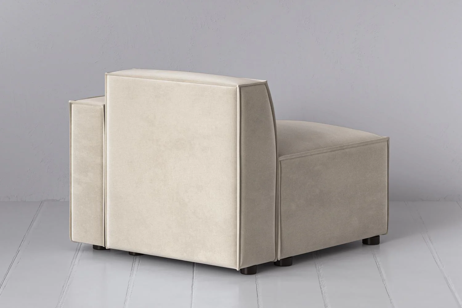 Model 03 Right Arm Sofa Module, Chalk - Image 2