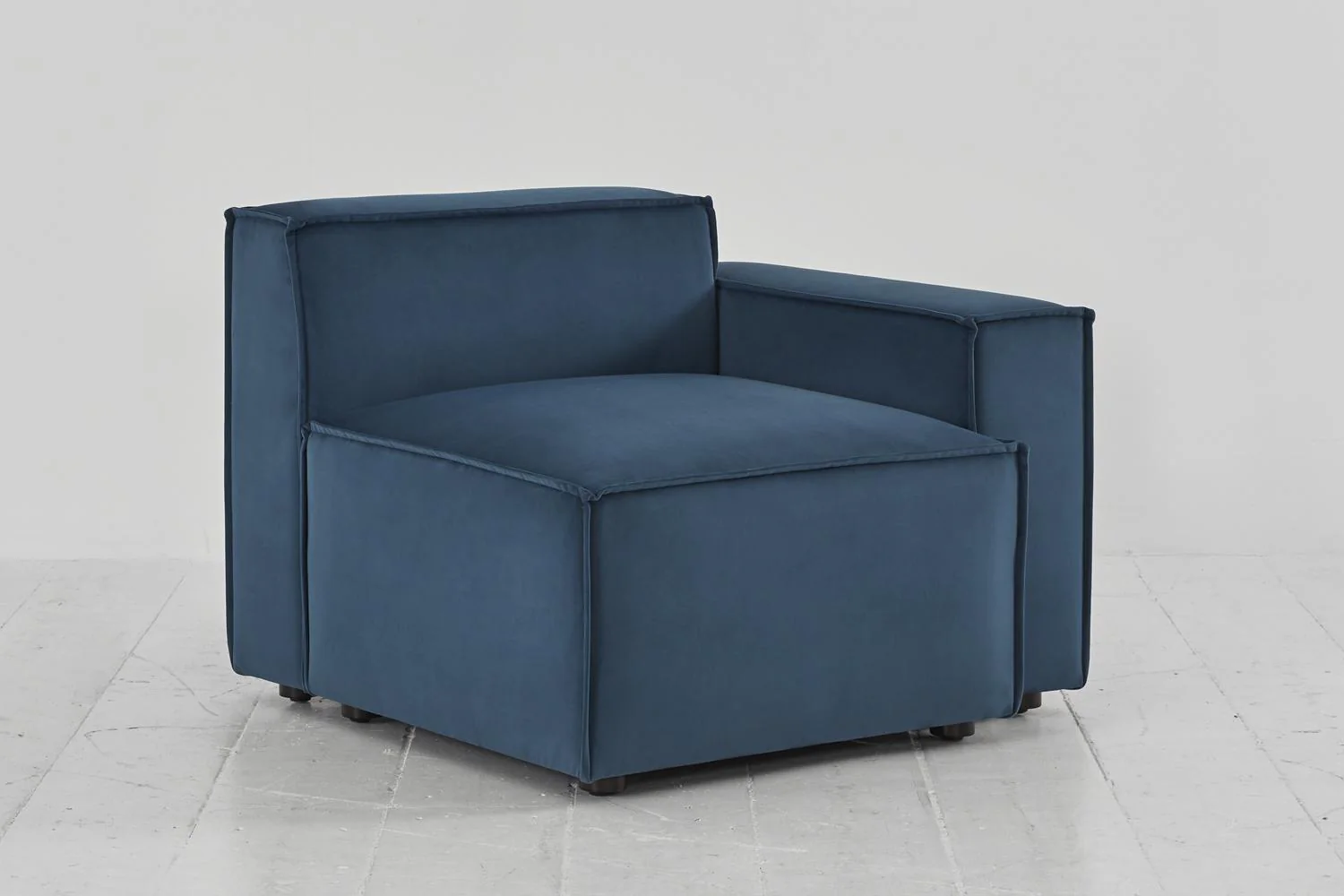 Model 03 Right Arm Sofa Module, Teal - Image 4
