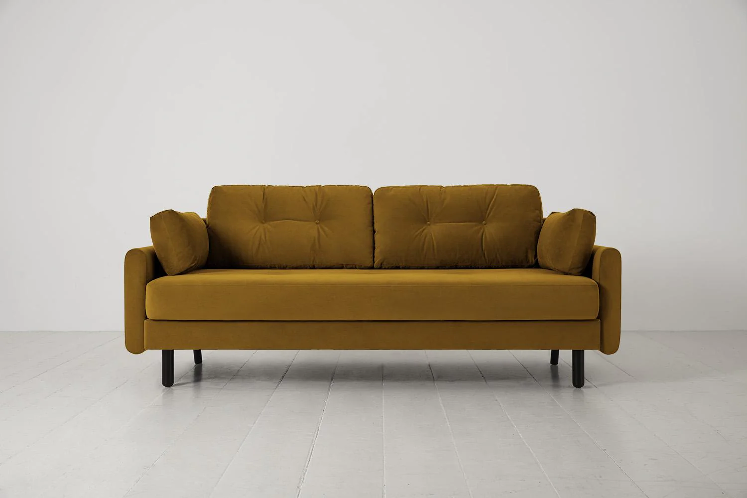 Model 04 Sofa Bed 3 Seater, Mustard
