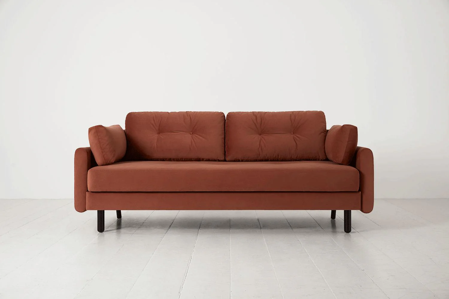 Model 04 Sofa Bed 3 Seater, Brick