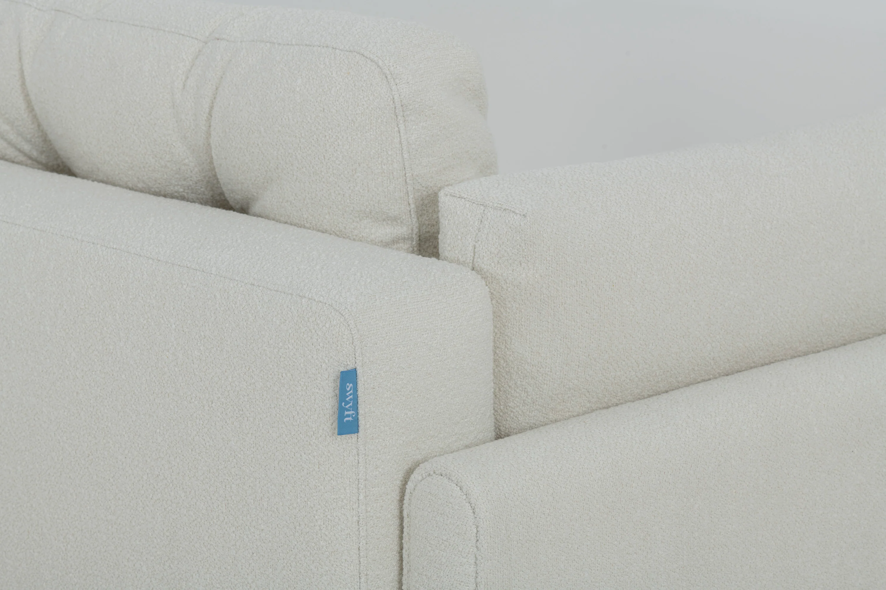 Model 04 Sofa Bed 3 Seater, Ivory - Image 10
