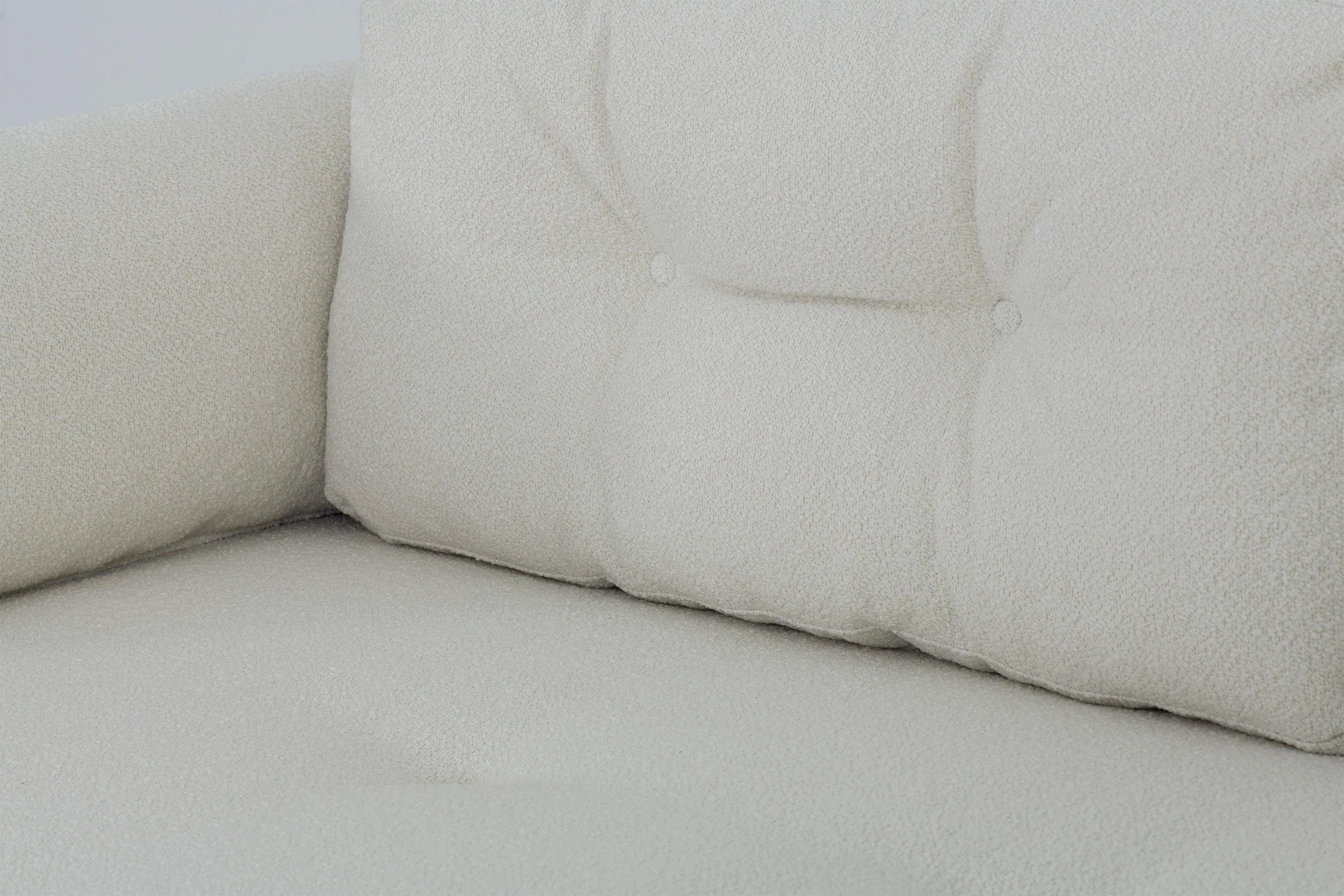 Model 04 Sofa Bed 3 Seater, Ivory - Image 12