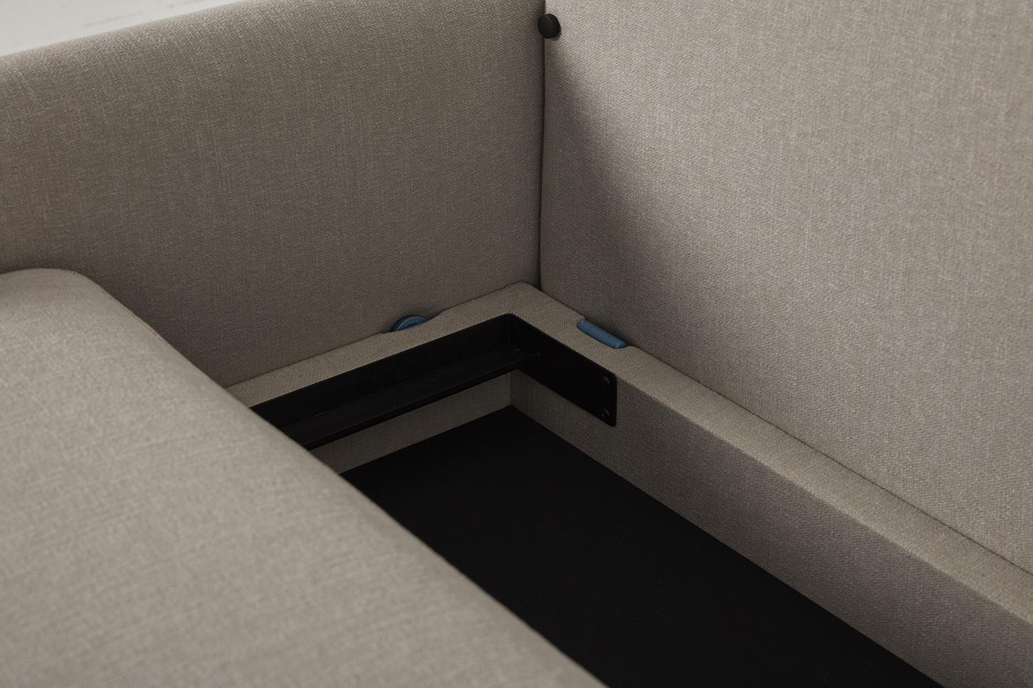 Model 04 Sofa Bed 3 Seater, Pumice - Image 12