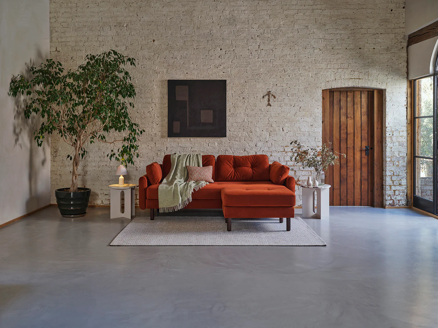 Model 04 Sofa Bed 3 Seater, Umber - Image 2